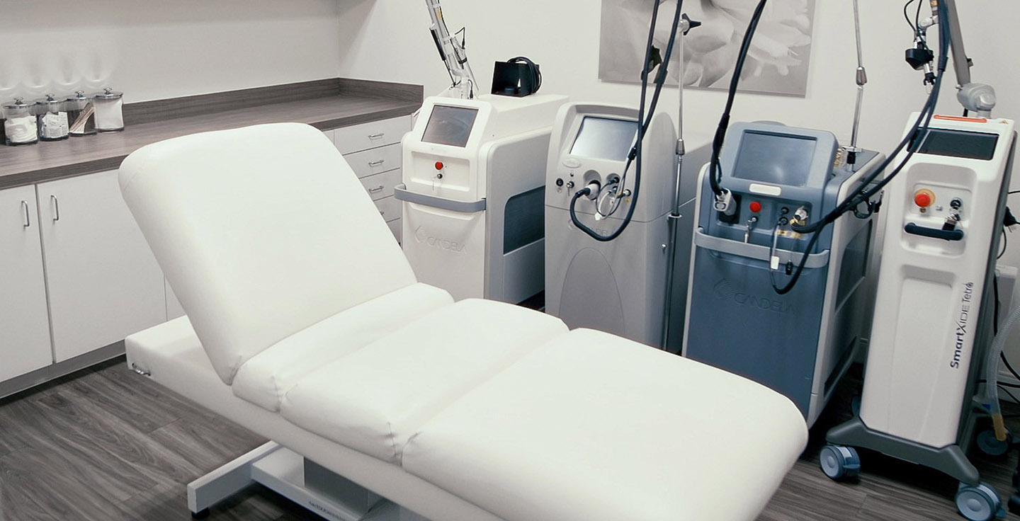Treatment chair inside office