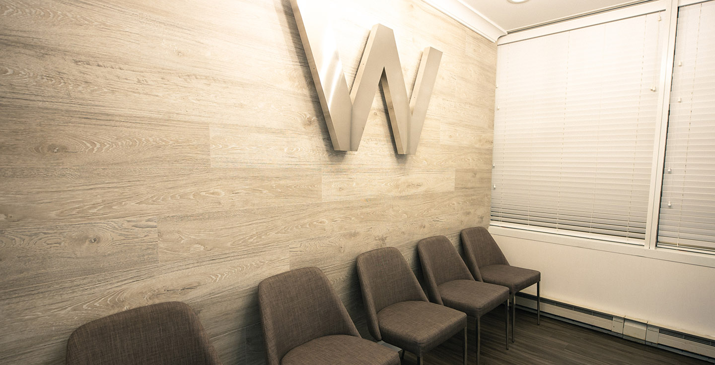 Chairs in waiting room