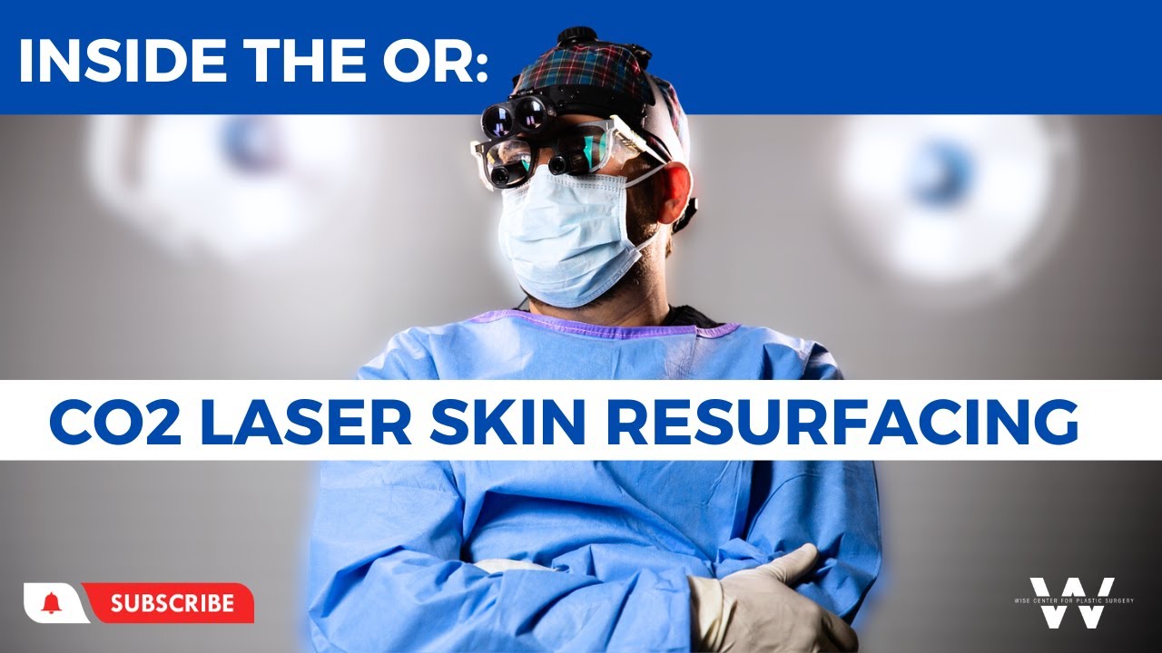 CO2 Laser skin resurfacing banner