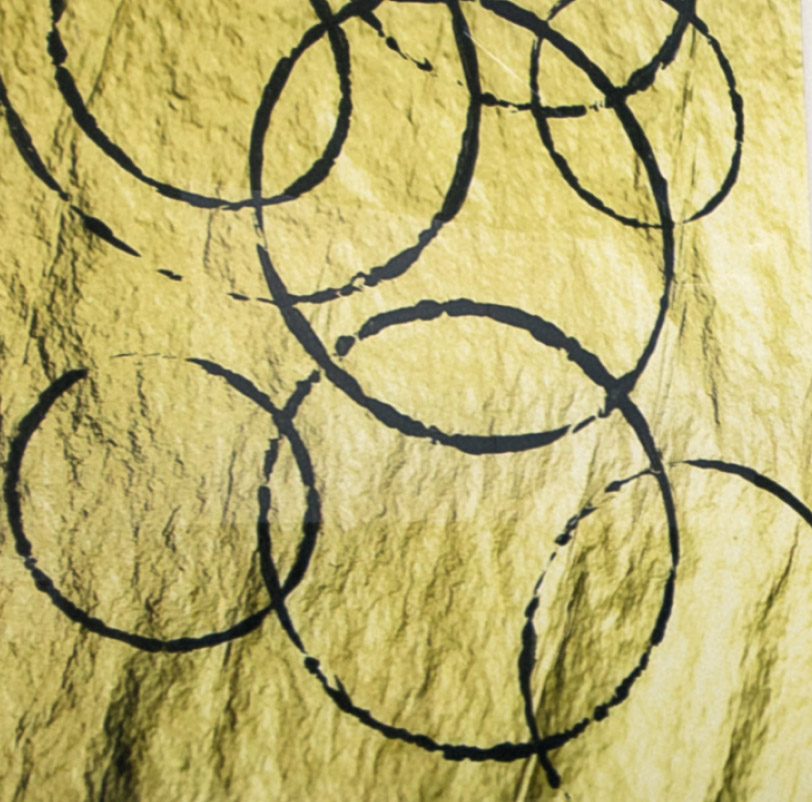 Yellow and black art